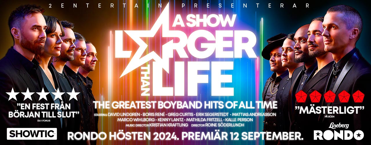 Buy tickets to A Show Larger Than Life at Rondo in Gothenburg