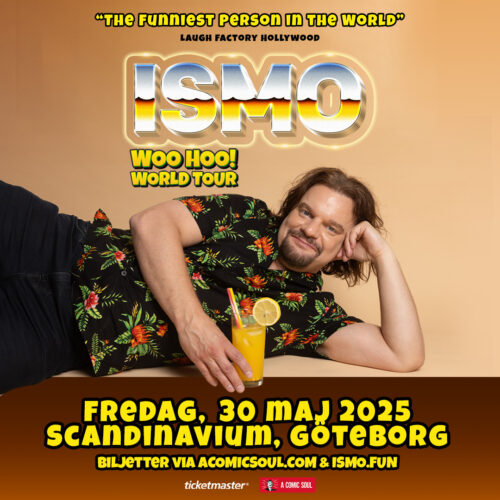 Boka ISMO: WOO HOO! World Tour med hotell i Göteborg