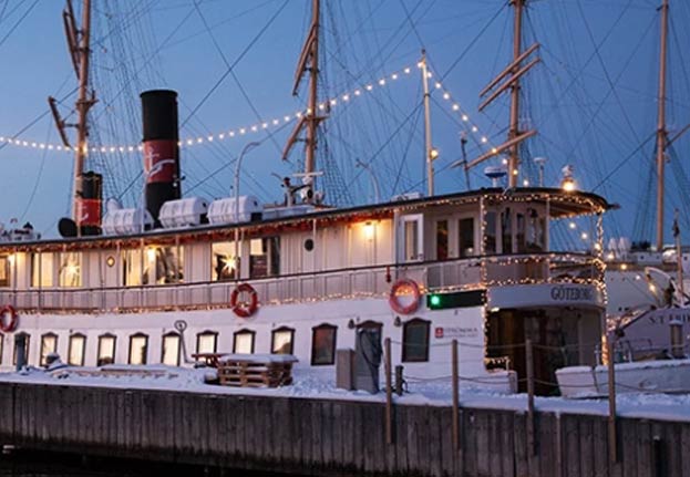 Boka biljett Julbordskryssning i Göteborgs skärgård