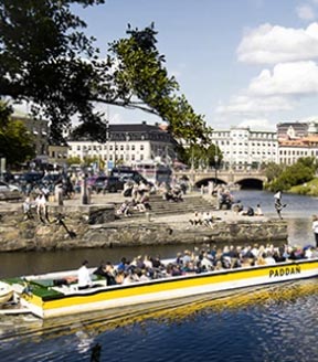 Paddanbåtarna med barn i Göteborg