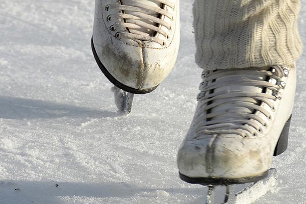 Skridskoåkning under sportlovet i Göteborg 2025