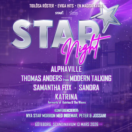 Boka Starnight i Göteborg Scandinavium